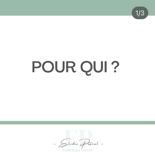Kinésiologue agde Elodie Pascal