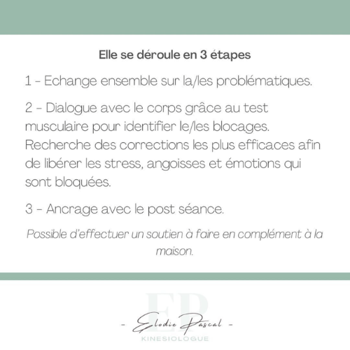 Kinésiologue agde Elodie Pascal
